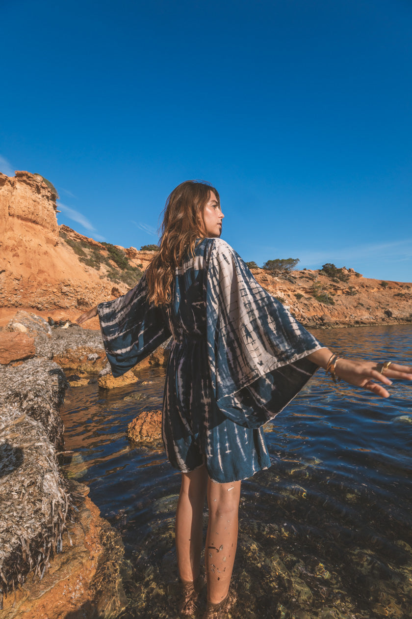 Mono Lola Tie Dye Blue