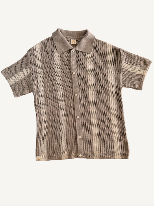 Shirt Ramiro Cotton Beige & Cream