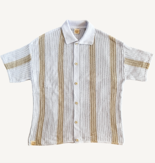 Shirt Ramiro Cotton White & Cream