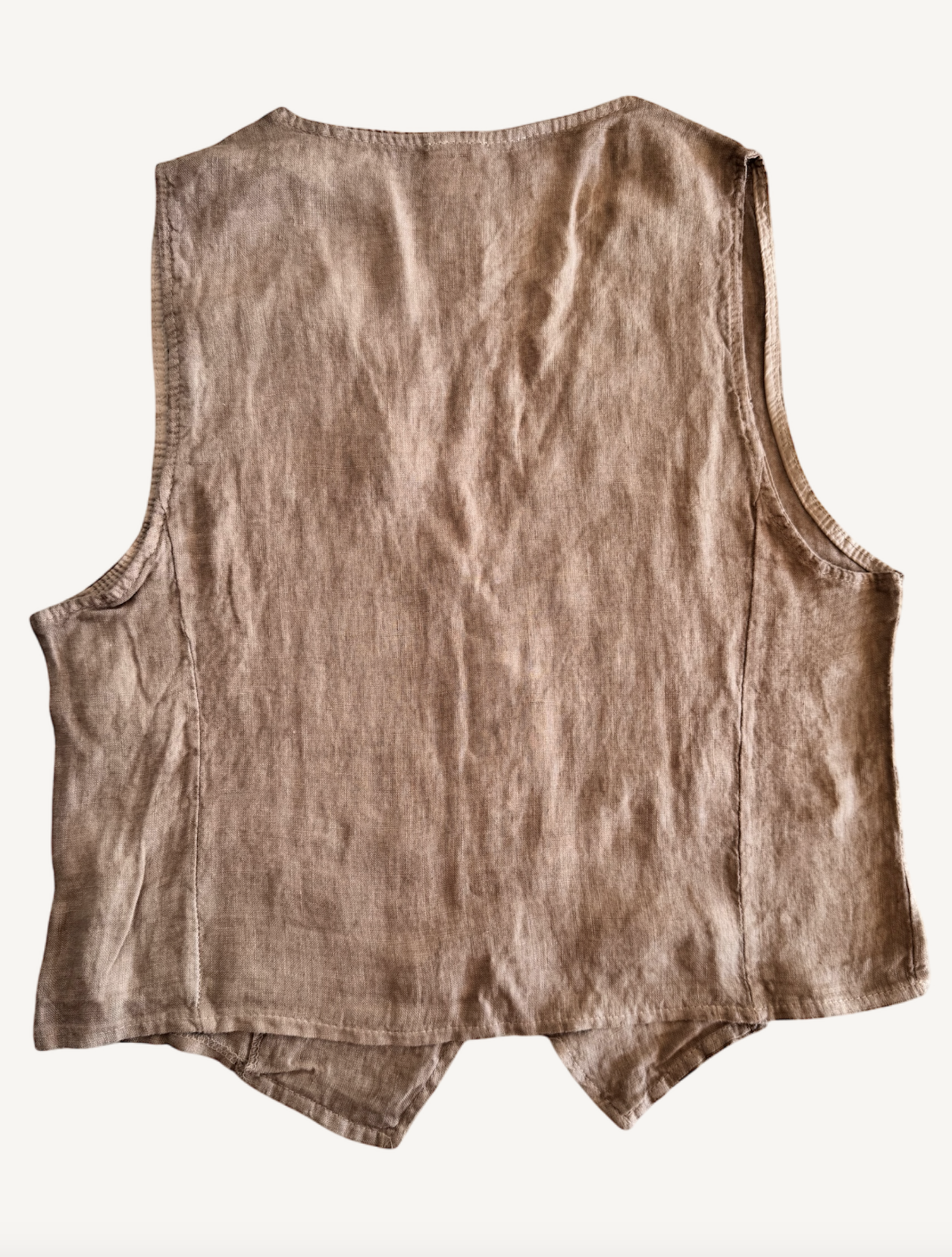 Chaleco Sof Plane Linen Brown