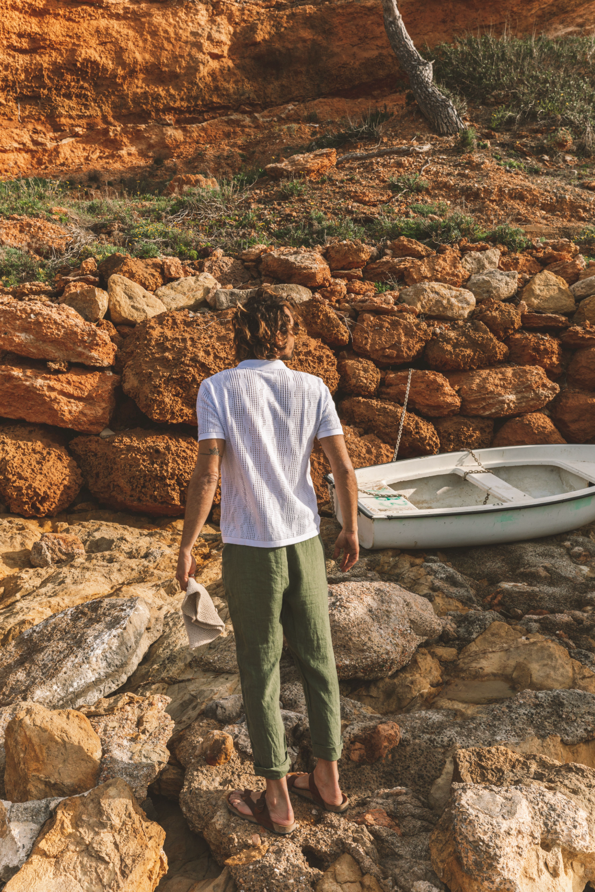 Shirt Santi Cotton White