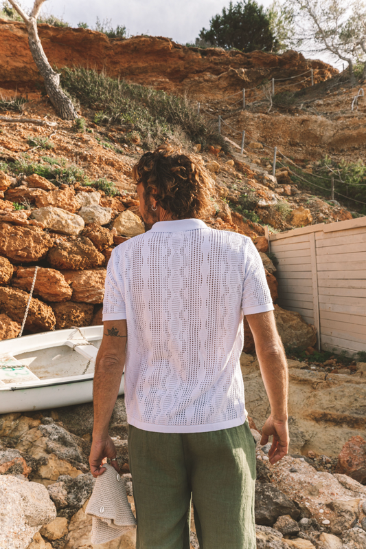 Shirt Santi Cotton White