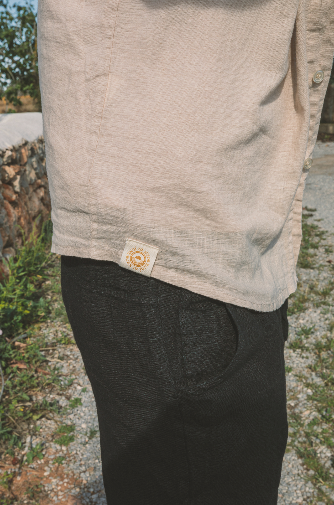 Shirt Aquiles Linen Beige