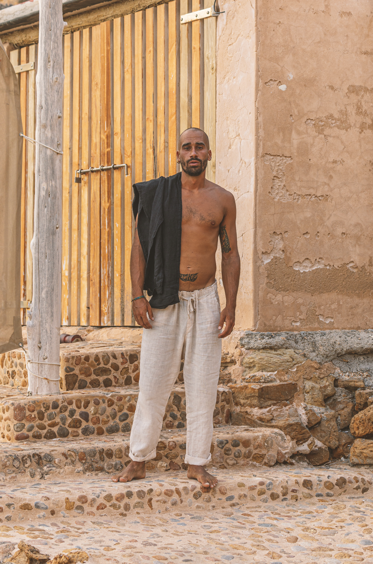 Pant Otto Unisex Linen Cream