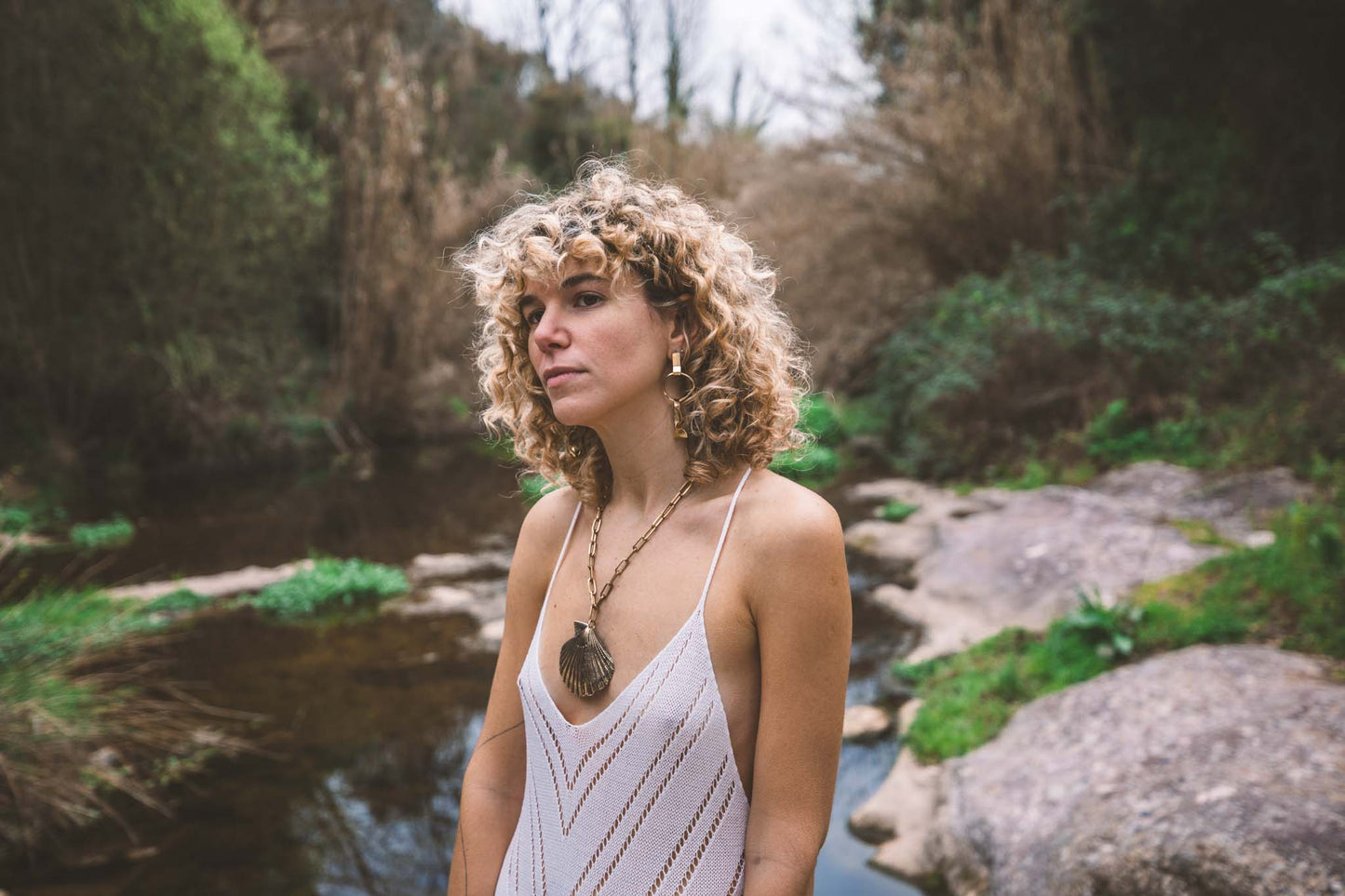 Collar Caracola XL Bronze