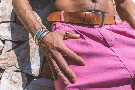 Ring Encantado Cuadrado Bronce