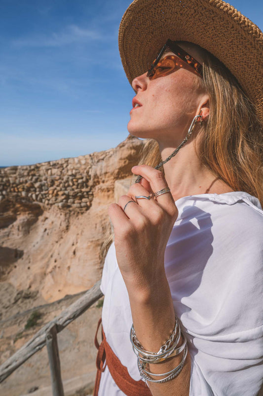 Earings Encadenados Alpaca