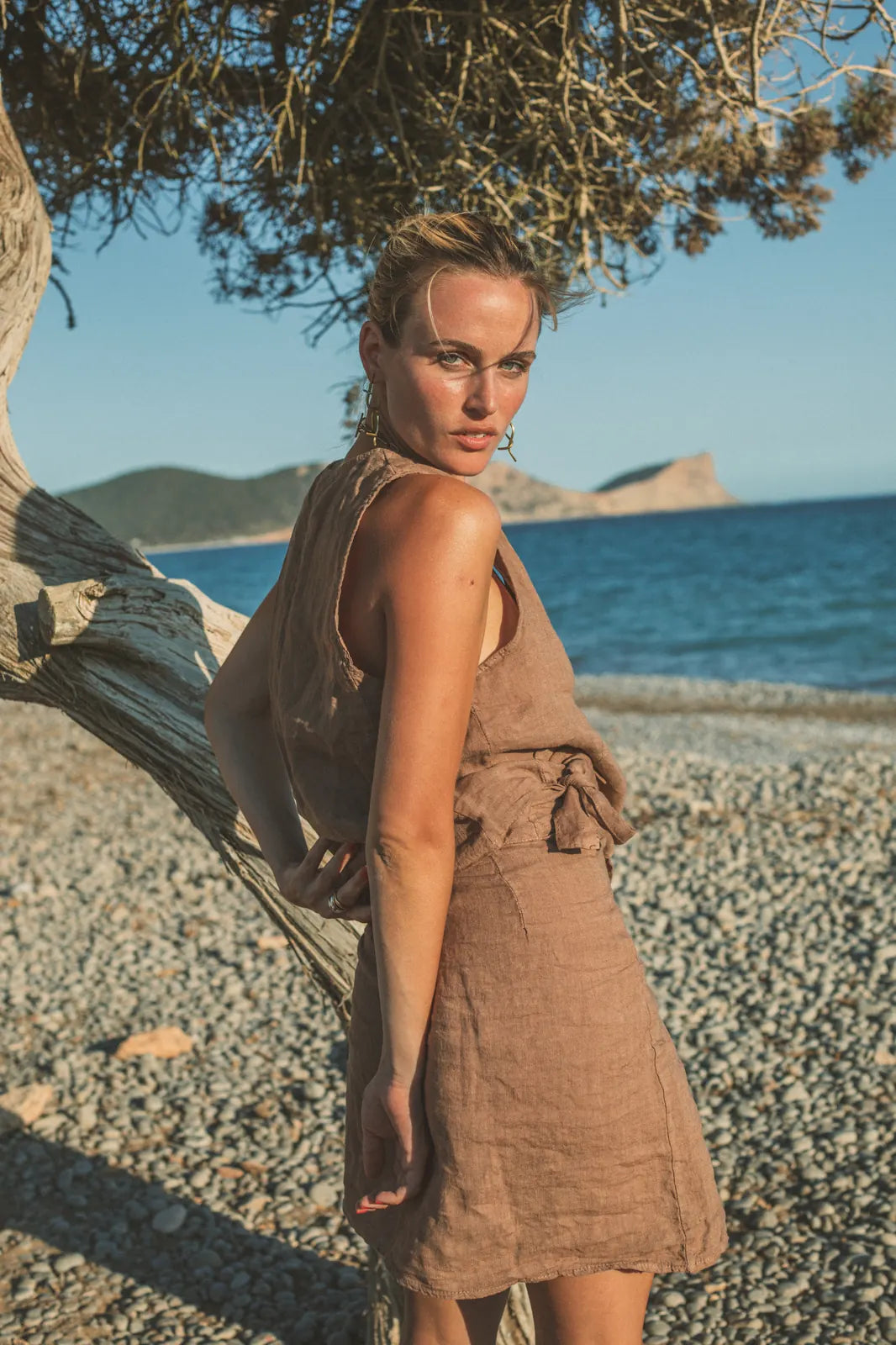 Chaleco Sof Plane Linen