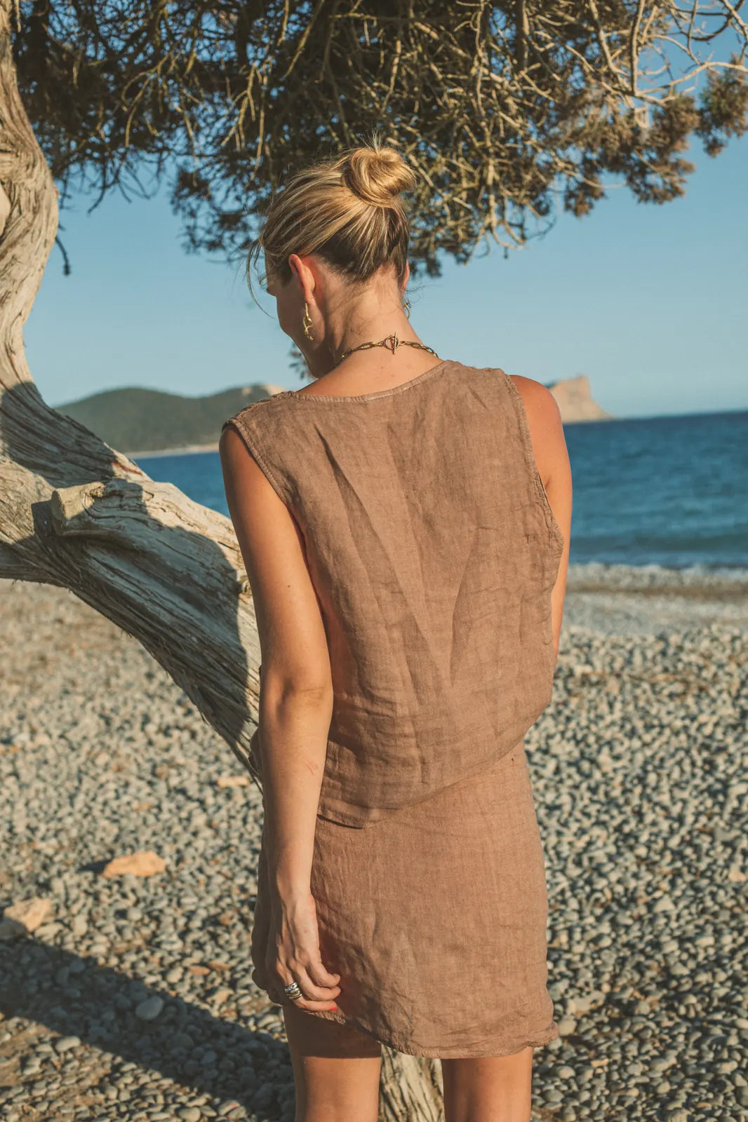 Chaleco Sof Plane Linen