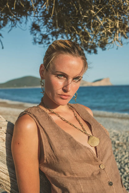 Chaleco Sof Plane Linen