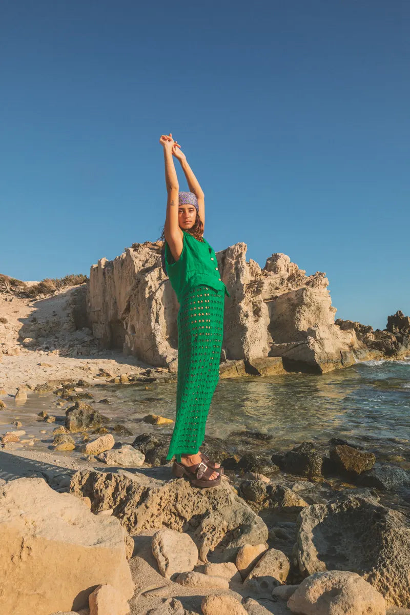 Chaleco Sof Plane Linen