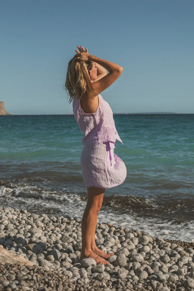 Chaleco Sof Plane Linen