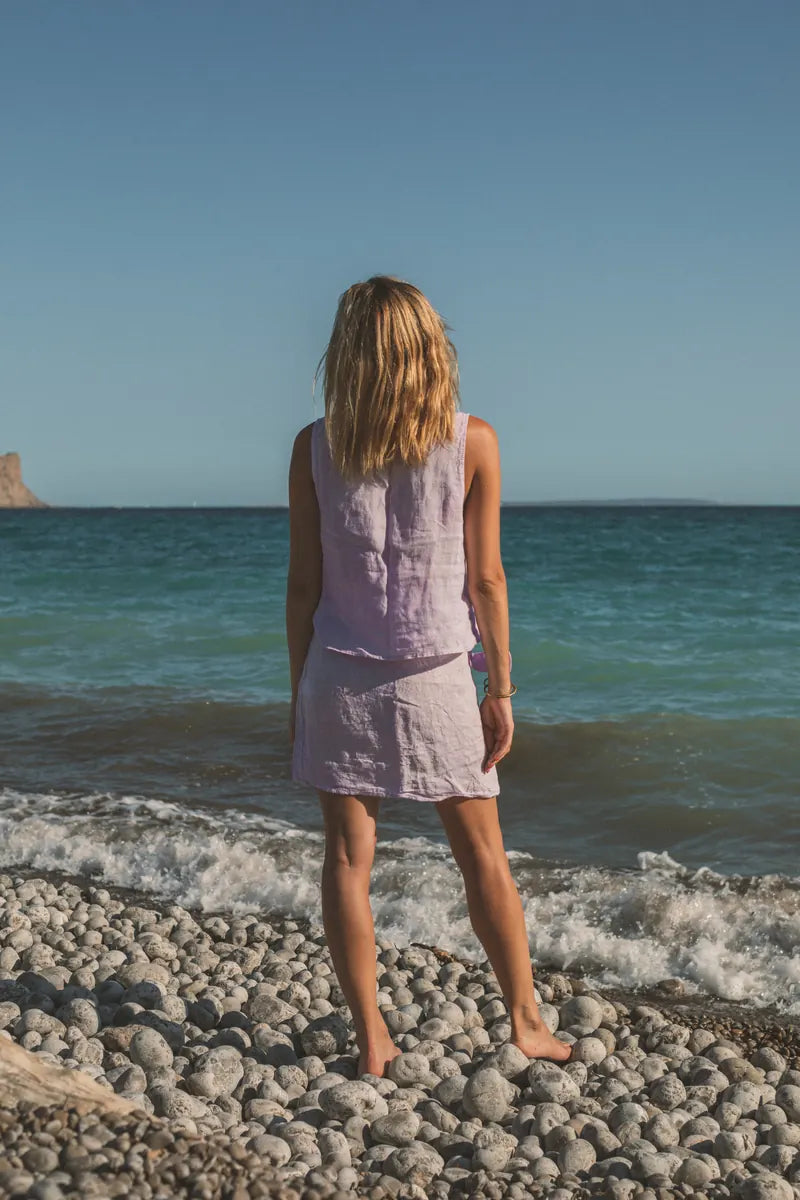 Chaleco Sof Plane Linen