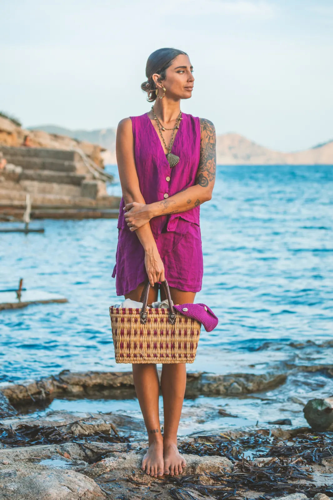 Chaleco Sof Plane Linen