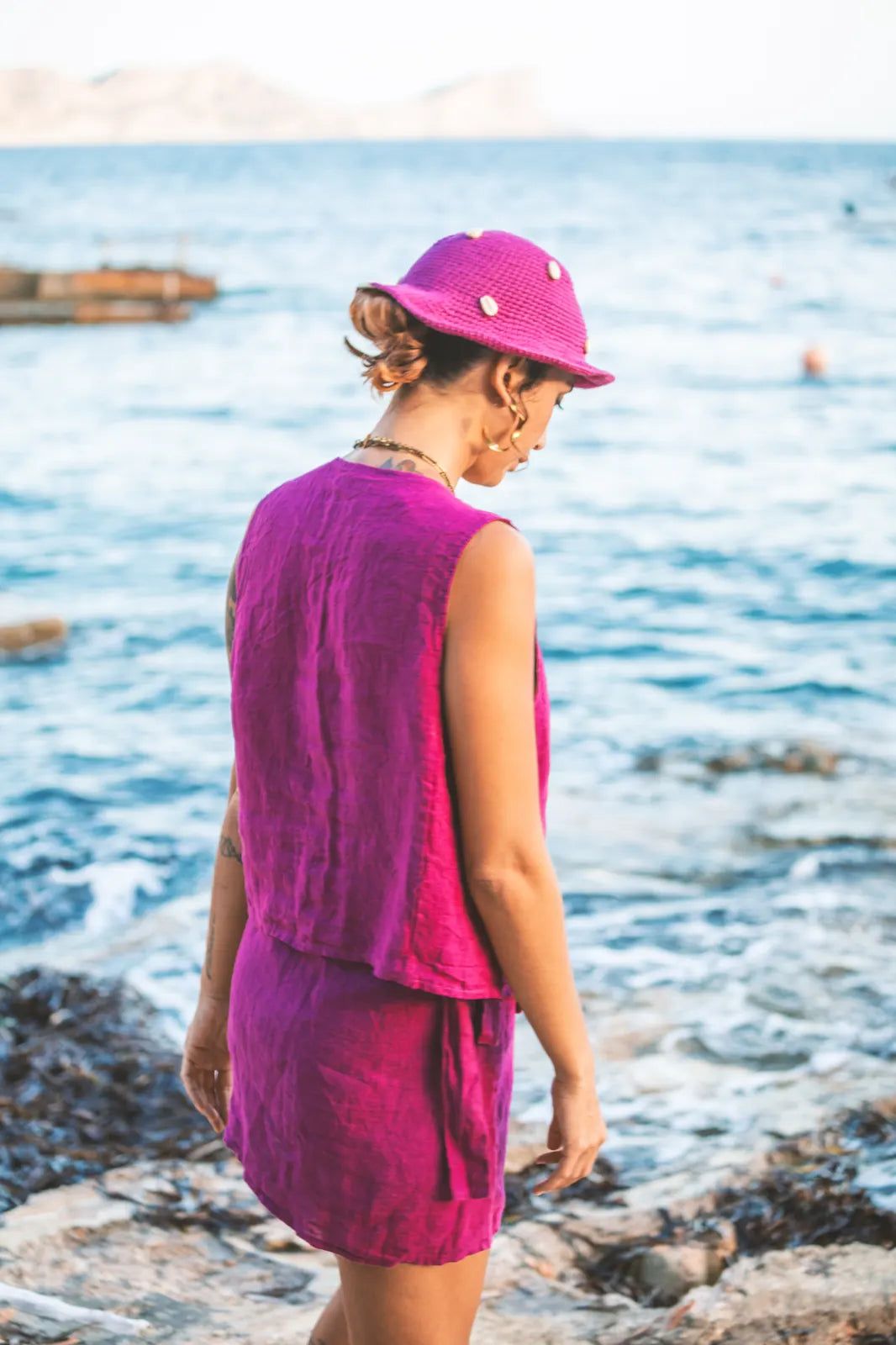 Chaleco Sof Plane Linen