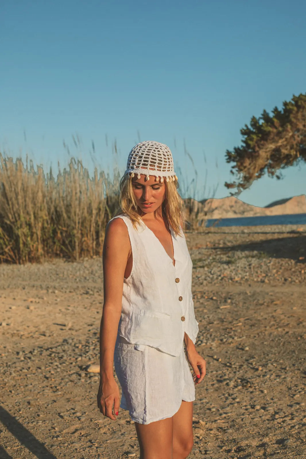 Chaleco Sof Plane Linen