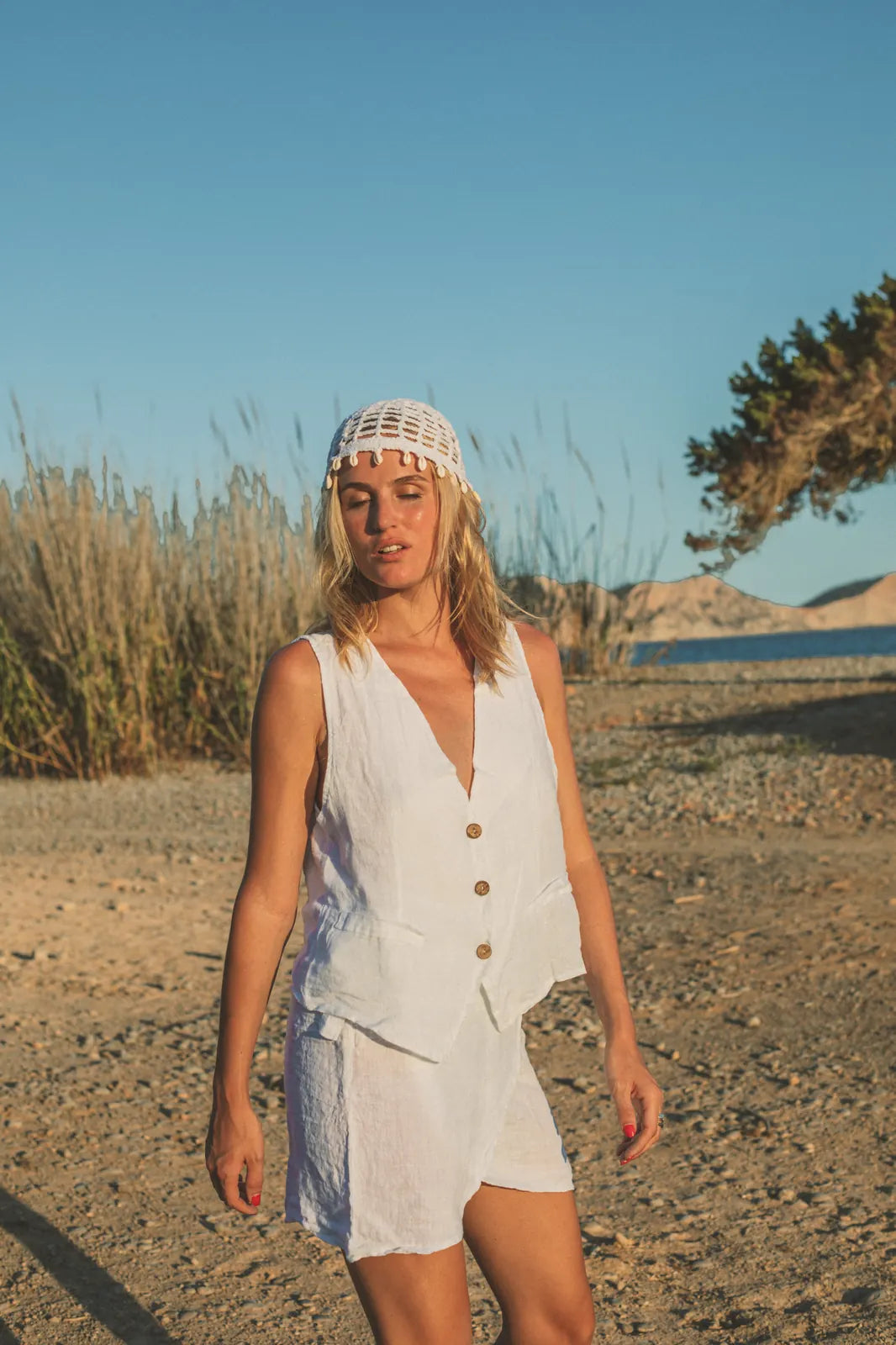 Chaleco Sof Plane Linen