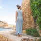 Dress Virginie Linen Sky Blue