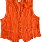Skirt Sof Plane Linen Orange