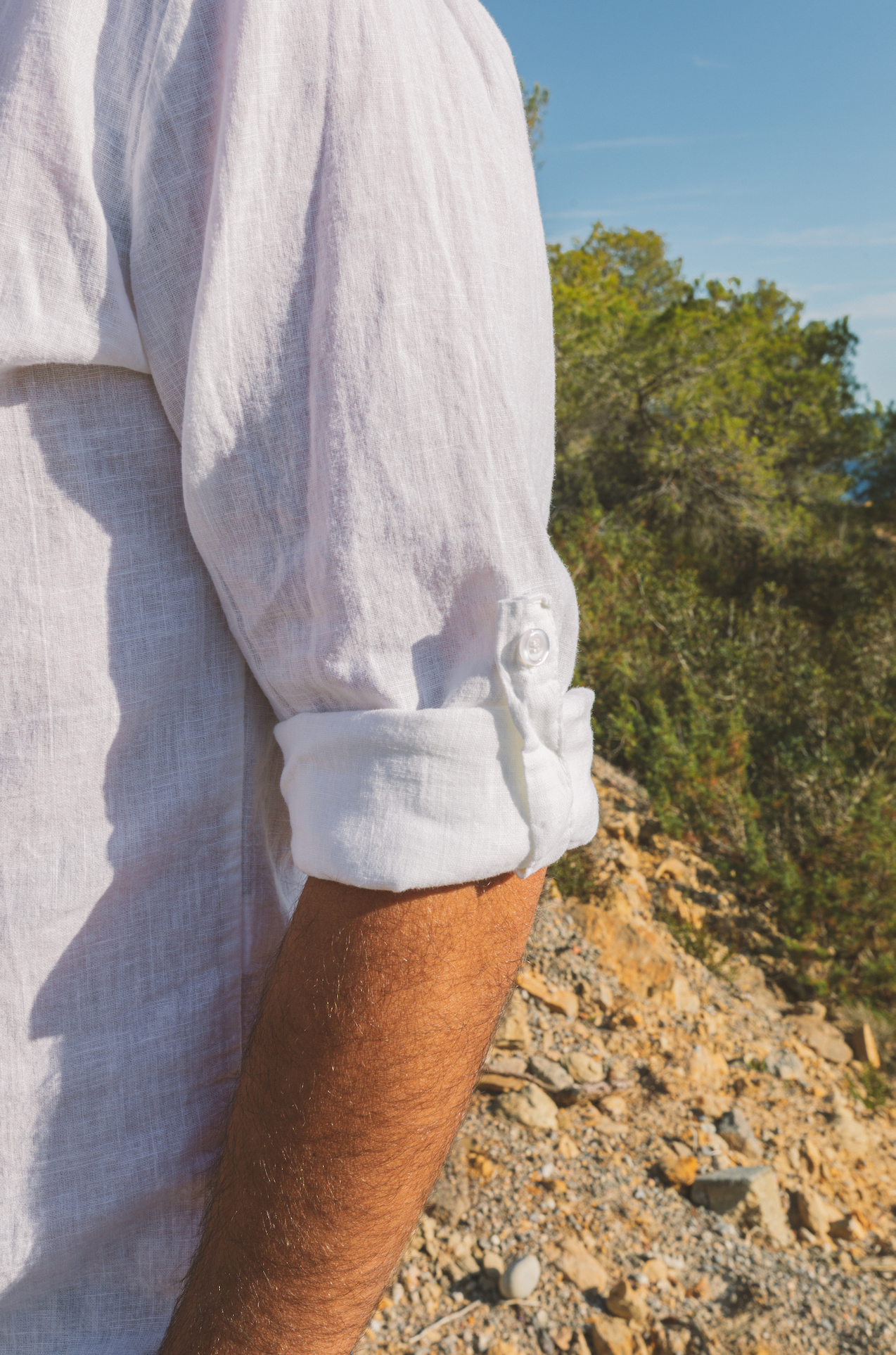 Shirt Marco Linen White