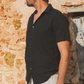 Shirt Aquiles Linen Black