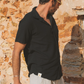 Shirt Aquiles Linen Black