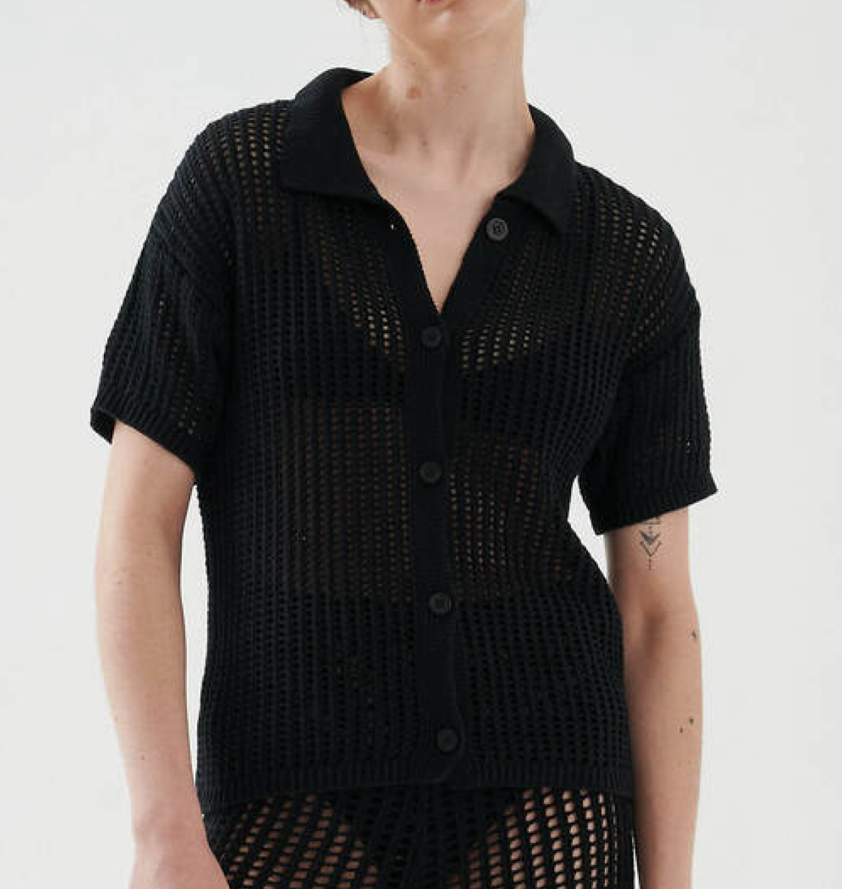 Shirt Oli Cotton Black