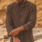 Shirt Marco Linen Chocolate Brown