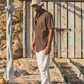 Shirt Aquiles Linen Chocolate Brown
