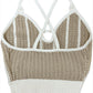 Top Romina Cotton Beige & Cream