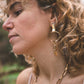 Earings Wanning Moon Bronce