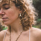 Earings Wanning Moon Bronce