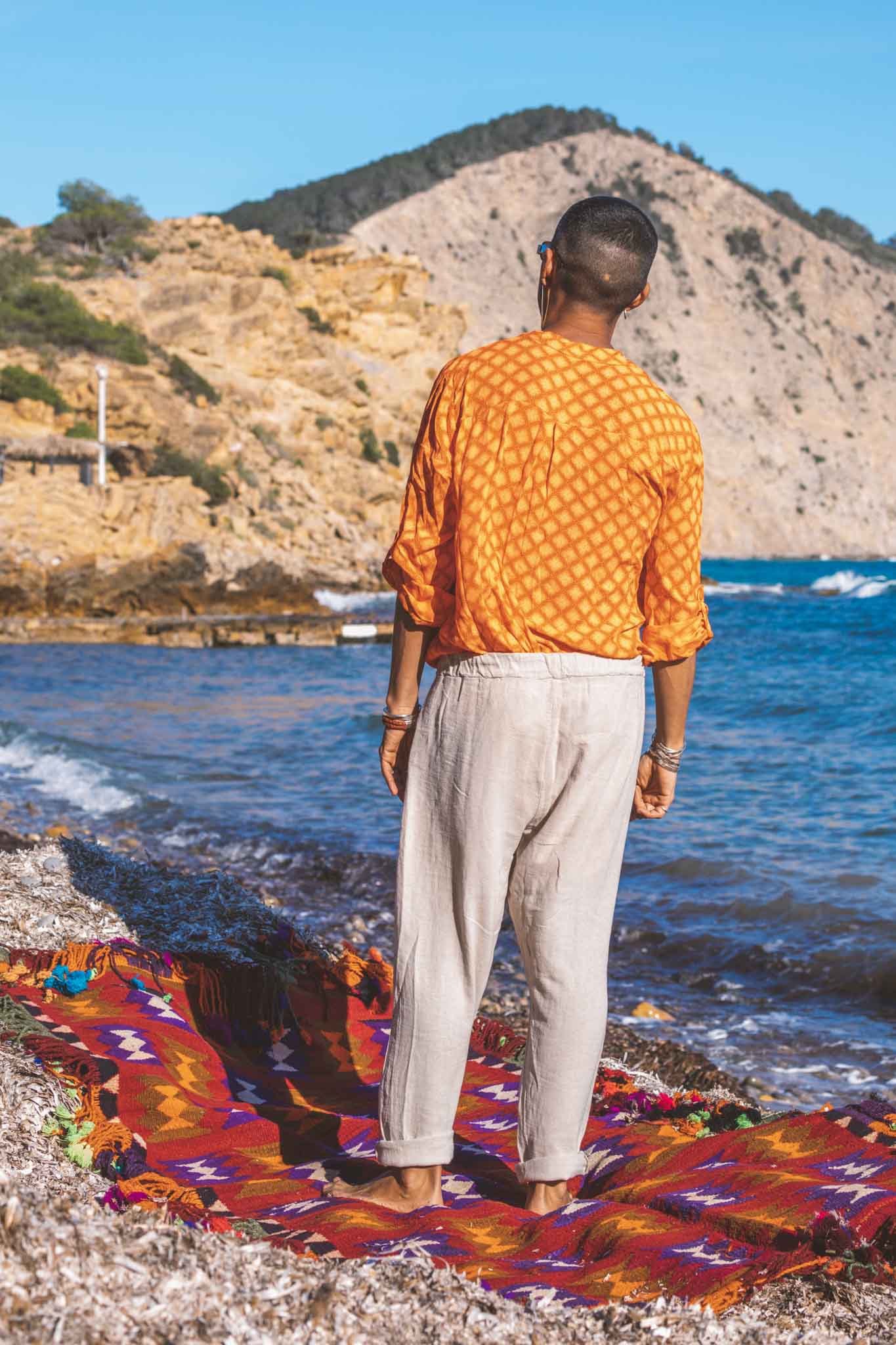 Camisa Lula New Vintage Naranja