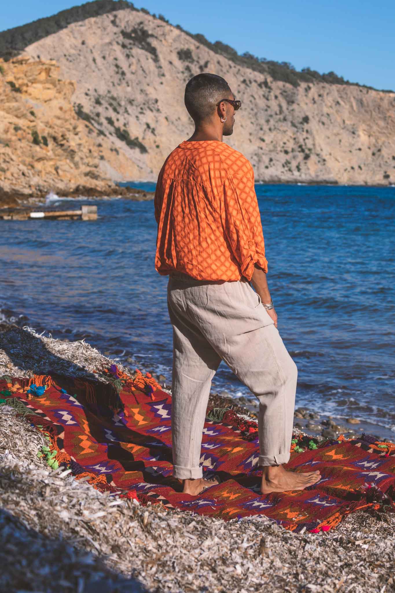 Camisa Lula New Vintage Naranja