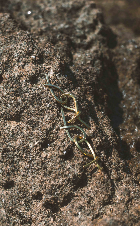 Earings Firuletes Bronce