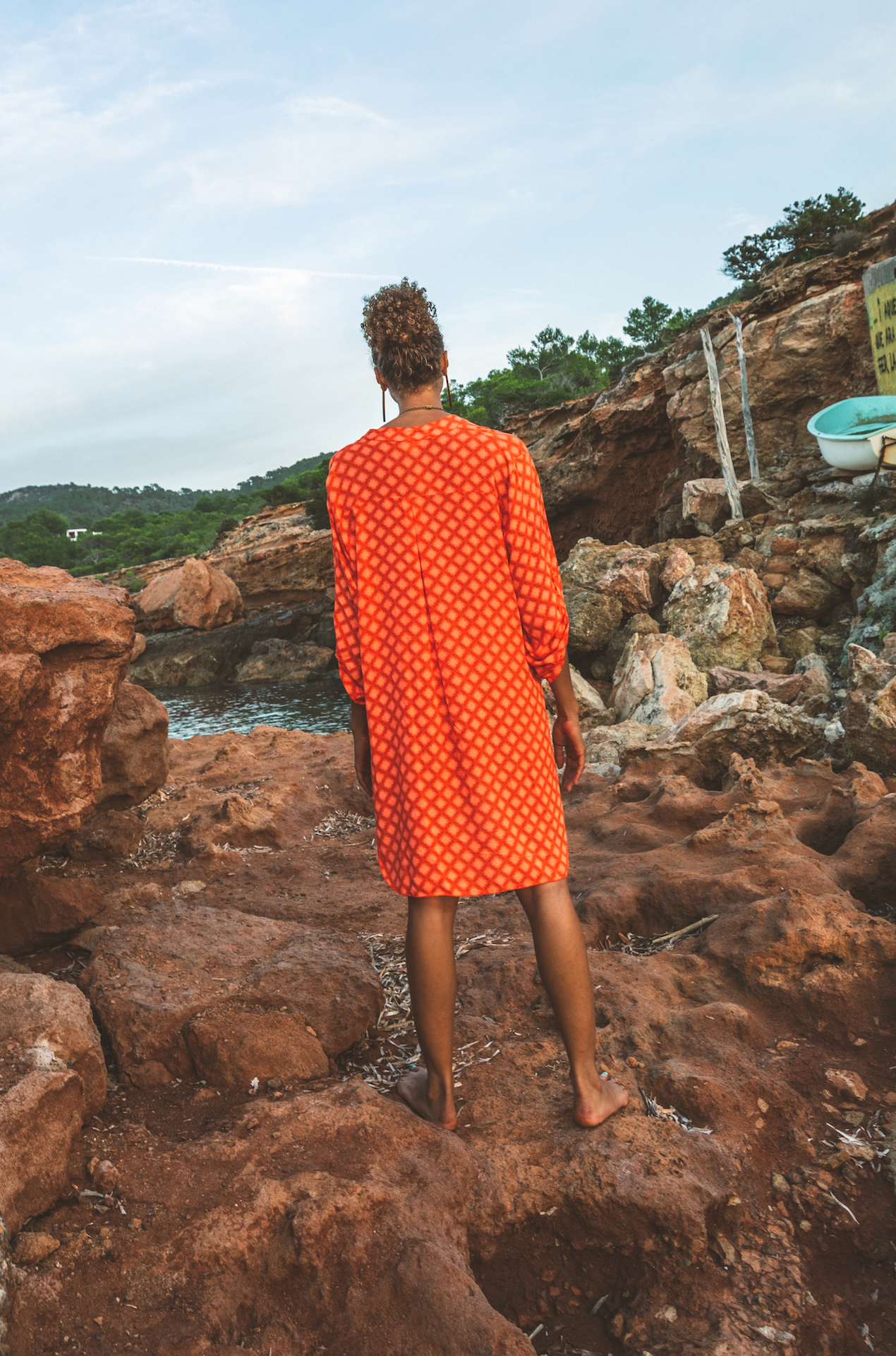 Camisa Lula New Vintage Naranja